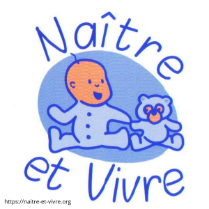 logo asso deuil périnatal naitre et vivre bébé ourson bleus